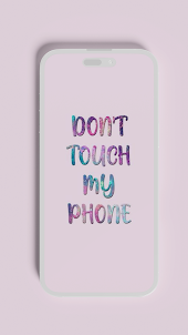 Не трогай фон моего телефона