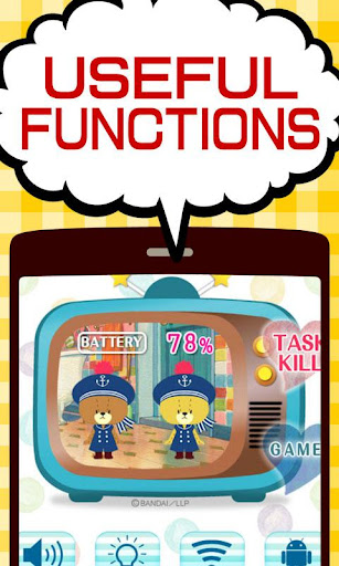 Battery widget TINY TWIN BEARS Screen 2