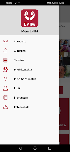 MeinEVIM Screen 2