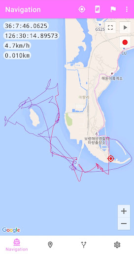 GPS Plotter Screen 3
