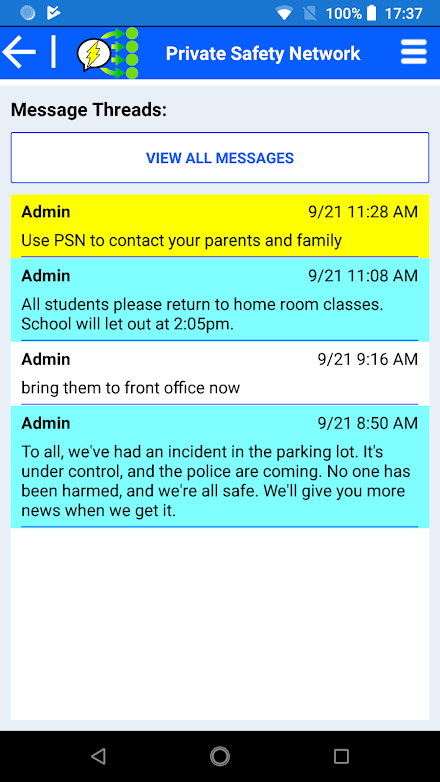 Private Safety Network Screen 2