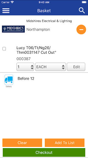 Midshires Electrical Screenshot