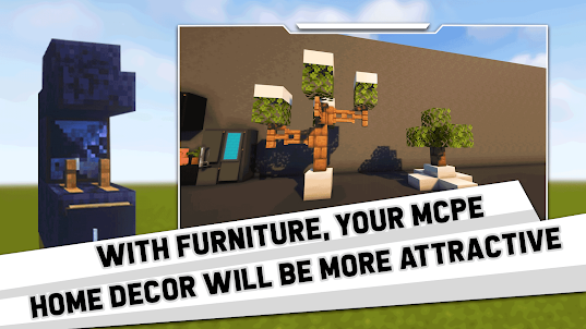 MCPE Realistic Furniture Map