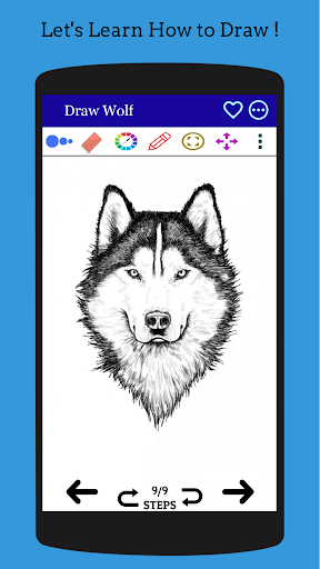 How to Draw Wolf Step by Step Screenshot 4 - AppWisp.com