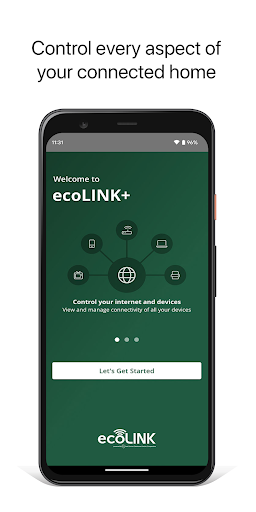Android application ecoLink+ screenshort
