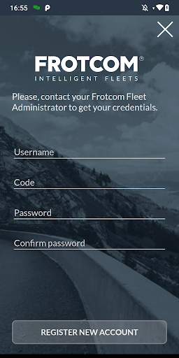 Android application Frotcom Driver screenshort