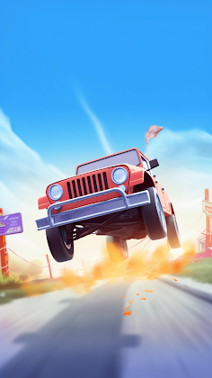 Bridge Race 3D: Car Racing - Screenshot 1