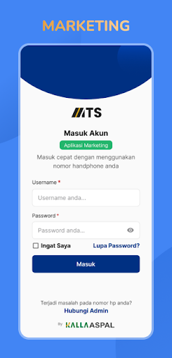Android application ATS Marketing screenshort