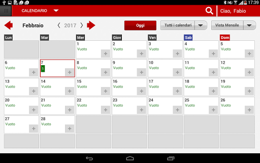 Android application AdGiadi Calendario screenshort