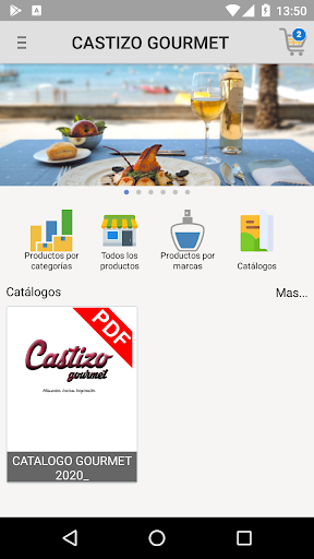 Android application Castizo Gourmet screenshort