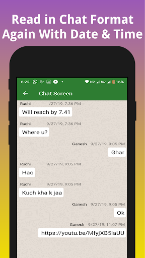 WA Read In Chat Format .txt t