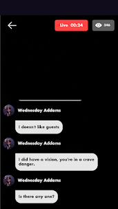 Wednesday Addams Videoanruf