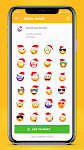screenshot of WASticker: Love Emoji Stickers