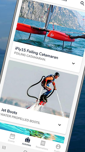 Android application Water Sports screenshort