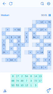 Crossmath - 수학 퍼즐 게임