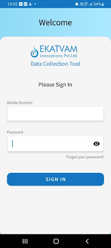 Android application MIDAS: Data Collection Portal screenshort