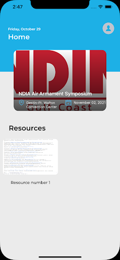 Android application SAA Meetings screenshort