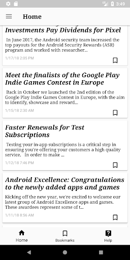 Android application Hocho screenshort