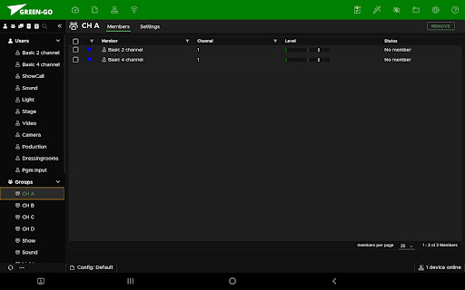 Green-GO Control Remote Screen 2