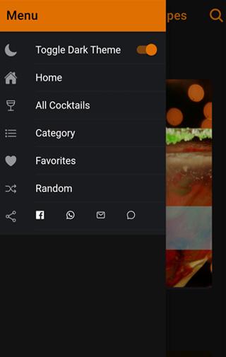 Drinks & Cocktails Recipes Screen 3