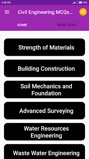 Civil Engineering Handbook Screen 2