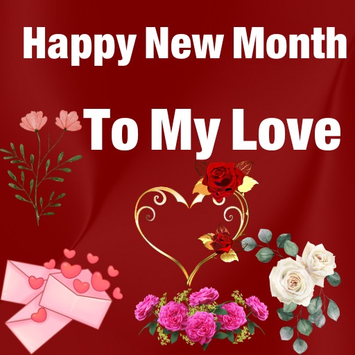 Android application Happy New Month To My Love screenshort
