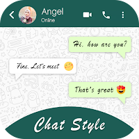Шрифт Чат Стиль Для WhatsApp стильный Круто шрифты