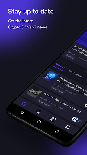 Android application CryptoBiz screenshort
