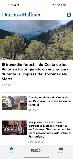 Android application DIARIO DE MALLORCA screenshort