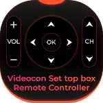 Cover Image of Скачать Videocon Set Top Box Remote Controller 2.3 APK