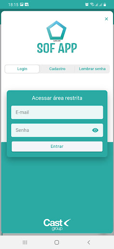 SOF APP - SOFICOM Screen 2