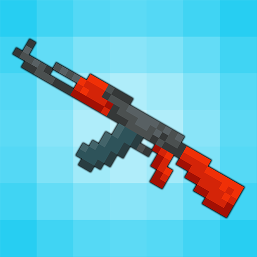 How to draw pixel weapons. Step by step lessons