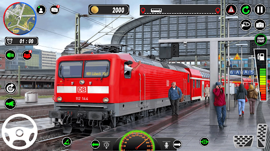 Train Driving Euro Train Games