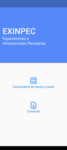 Android application Exinpec screenshort