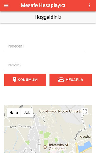 Mesafe Hesaplayıcı