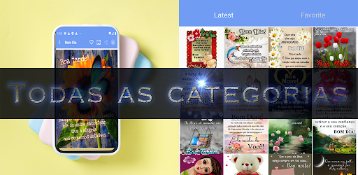 Android application mensagens de bom dia boa noite screenshort