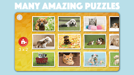 screenshot of Dogs & Cats Puzzles for kids