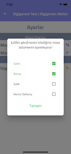 DigiGarson Waiter Screen 3