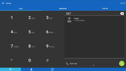 Screenshot of CallPirates - Cheap calls