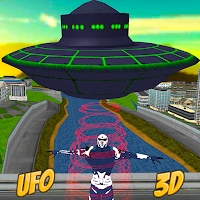Flying UFO Robot Game:Alien SpaceShip Battle