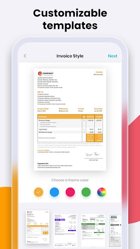 Smart Invoice Maker Screen 2