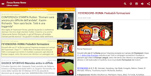 screenshot of Forza Roma News