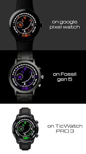 ASYMMETRICAL MINIMAL WATCHFACE Screen 2