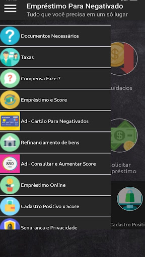 Empréstimo ao Negativado–Guia Screen 2