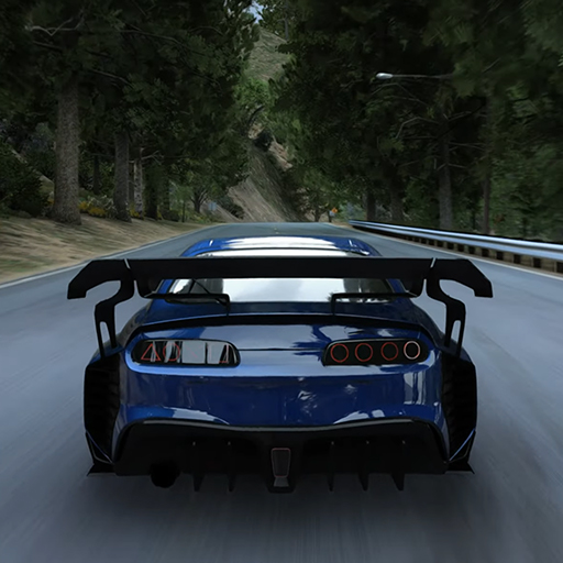 Car simulator 3d real driving logo