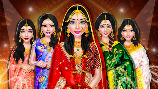 Indian Bride Wedding Dress Up