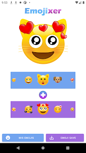 Emojixer stickers emojimix
