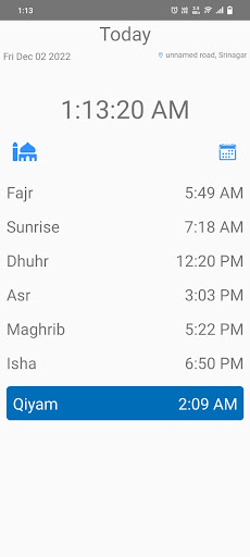 Android application Salah Time - Get Prayer Times screenshort
