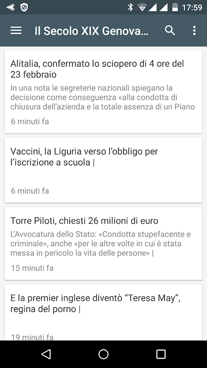 Genova notizie locali - 2.1 - (Android)