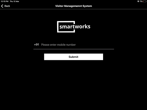 Visitor Management System Screen 2